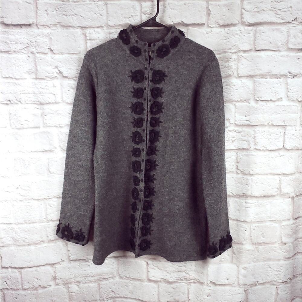 Cambridge dry goods wool sweater blazer jacket S